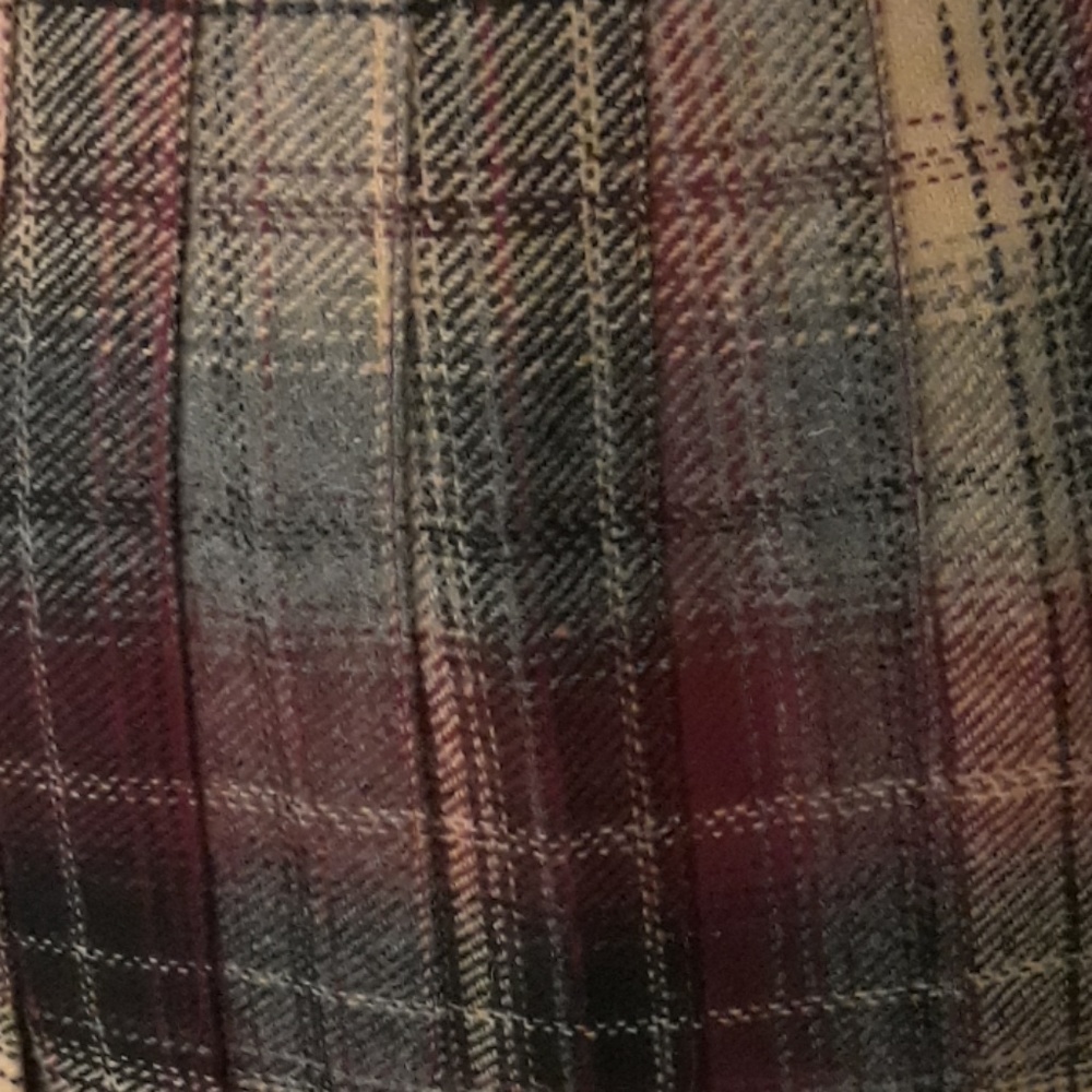🏁Vintage Edinburgh Woolen Mill Great Britain plaid skirt small - Picture 5 of 11